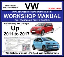 VW Up Workshop Service Repair Manual